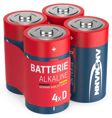 Produktbild von ANSMANN Alkaline Batterien Mono D LR20 1,5V, 4 Stück