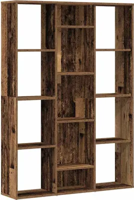 Produktbild von Raumteiler/Bücherregal Altholz-Optik 100x24x140cm Holzwerkstoff