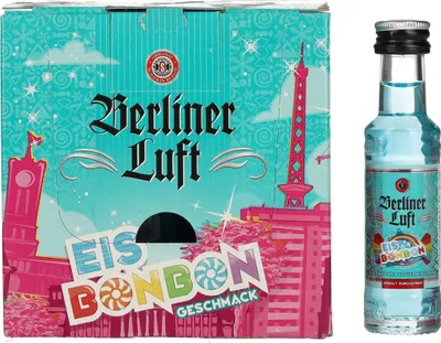 Produktbild von Berliner Luft EISBONBON Der Frische Pfefferminzlikör 18% Vol. 24x0,02l