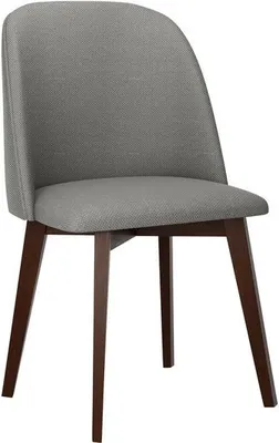 Obrázok produktu pre Čalúnená kuchynská stolička AFTON 5 - orech / šedá