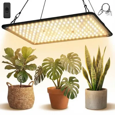 Zdjęcie produktu dla 2000lm Lampa Roślinna Led Full Spectrum Grow Lamp 180Leds 20W Led Indoor Plant Grow Light For Plant Vegetable Flower Seed Growing (Red+White+Warm White)