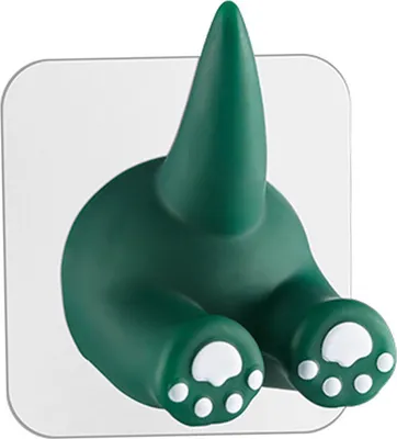 Obrázok produktu pre Stojan na zubné kefky Cute Dinosaur Butt Shape Wall Mount Self Adhesive Toothbrush Rack Holder