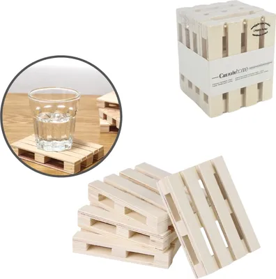 Zdjęcie produktu dla Podstawki pod palety drewniane 10 cm zestaw 8 sztuk