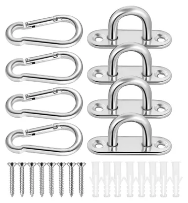 Produktbild von Hängematten- und Schaukelhaken aus robustem Metall für Deckenmontage