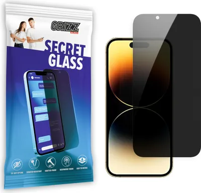Zdjęcie produktu dla GrizzGlass Apple Privacy Glass SecretGlass dla iPhone'a 14 Pro