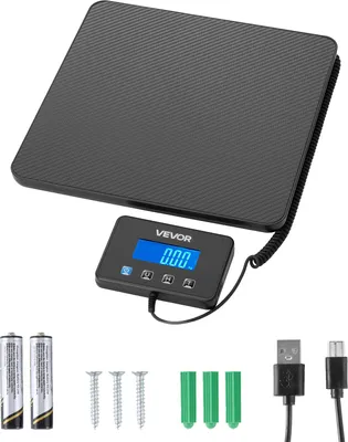 Zdjęcie produktu dla Profesjonalna Waga Cyfrowa Do Paczek Vevor 200 Kg Podwójna Dokładność Lcd