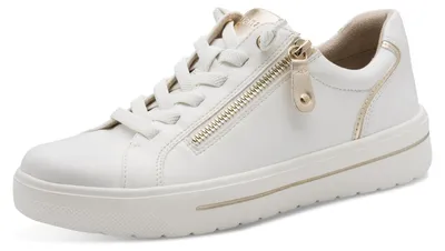 Productafbeelding van Jana dames sneakers, plat model, met rits, veganistisch