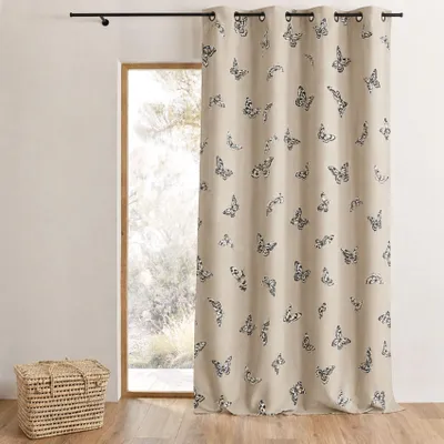 Produktbild von Jacquard-Vorhang mit Schmetterlingsmuster
