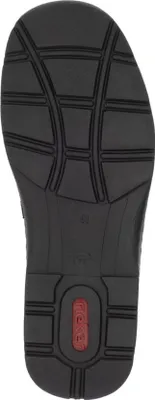 Produktbild von Rieker Herren Stiefelette aus Leder für kräftigere Füße & Reißverschluss 05357, Größe:42 EU, Farbe:Schwarz