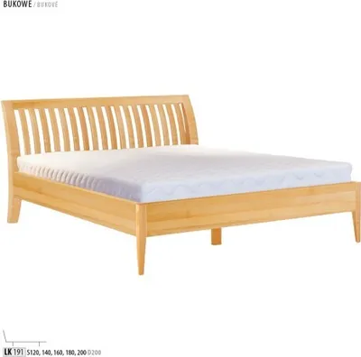 Productafbeelding van Bett Holz, massief houten slaapkamerbed, 100x200 cm, enkelbed, massief houten meubilair