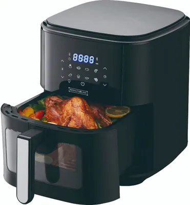 Zdjęcie produktu dla Royalty Line Digital Air Fryer - Cyfrowa frytkownica powietrzna 6,5 litra, 1500 W, czarna