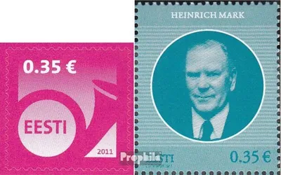 Produktbild von Briefmarken Estland 2011 Mi 707,708 (kompl.Ausg.) postfrisch Posthorn