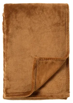 Produktbild von Dutch Decor Wohndecke Flanell-Fleece Sidney 140x180 cm Braun