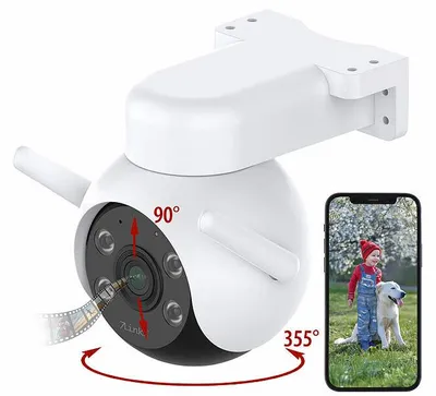 Image de Caméra d'extérieur motorisée Pan-Tilt 4K connectée IPC-760