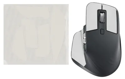 Produktbild von kwmobile Gaming Maus Grip Tape für Logitech MX Master 3S Mouse Grip Tape - Rutschfestes Griffband für PC Maus - Weiß