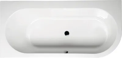 Produktbild von Polysan ASTRA L asymmetrische Badewanne 165x80x48cm links, weiß