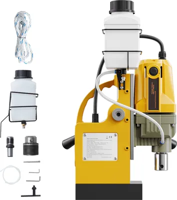 Obrázok produktu pre SucceBuy-Magnetová vŕtačka-1400W, 2810 lbf Mag vŕtačka, 1,6 otvoru, 800 otáčok za minútu