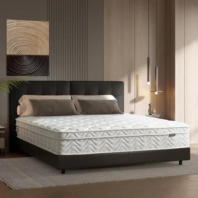 Obrázok produktu pre Vysoko kvalitná matrac s pružinovou výplňou, rozmer 120 x 200 cm, stredná tuhosť, pre optimálnu podporu