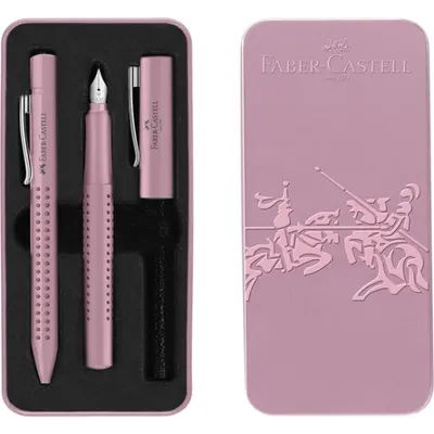 Produktbild von Faber-Castell 201528, Rose, 2 Stück(e), Kugelschreiber + Füllfederhalter