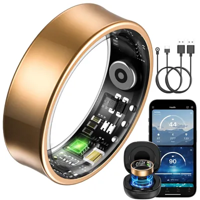 Obrázok produktu pre Inteligentný prsteň, kompatibilný s operačnými systémami Android a iOS, veľkosť 60 mm, určený na každodenné používanie