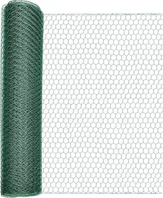 Produktbild von Famanu Kunststoffzaun für den Garten - 10 x 0,5 m, 13 mm Maschenweite