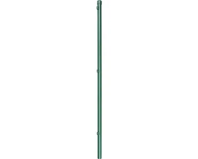 Immagine prodotto di Alberts 612757 Paletto per recinzioni in rete metallica, per il fissaggio con zoccoli a terra, zincato, plastificato verde, lunghezza 1665 mm, paletto Ø 38 mm