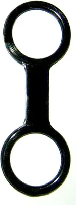 Produktbild von Cressi Spa Silicone S Schnorchelhalter 6 Einheiten Schwarz  Schwarz One Size
