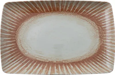 Produktbild von Rosenthal Arthur Krupp Stoneware Sunlight Red Platte 35x22cm