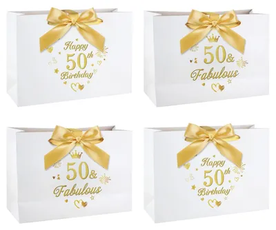 Obrázok produktu pre Darčekové vrecká s motívom oslavy 50. narodenín