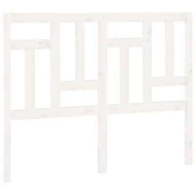 Zdjęcie produktu dla Wezgłowie Łóżka, Białe, 145,5X4X100 Cm, Lite Drewno Sosnowe Lumarko!