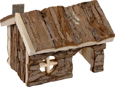 Obrázek produktu pro DUVO+ Domeček dřevěný pro drobné hlodavce 15x11x12cm, 65266769