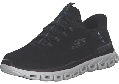 Zdjęcie produktu dla Skechers Glide-Step Noxus – męskie buty sportowe typu slip-on, czarne, rozmiar 41.5 EU