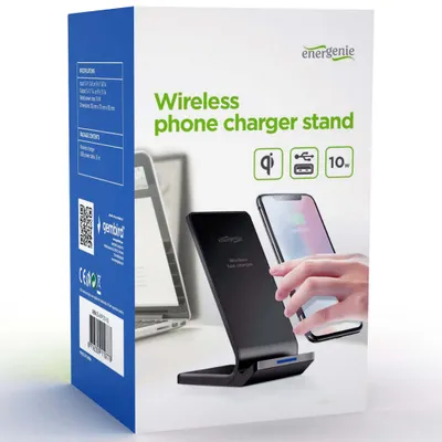 Image de Gembird EG-WPC10-02 GEMBIRD Wireless QI-Telefon-Ladestation 10W schwarz