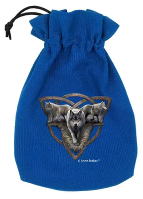 Productafbeelding van Anne Stokes, dobbelzak, wolfentrio
