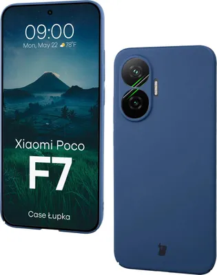 Produktbild von Handyhülle für Xiaomi POCO F7, Bizon Case Lupka, Blau