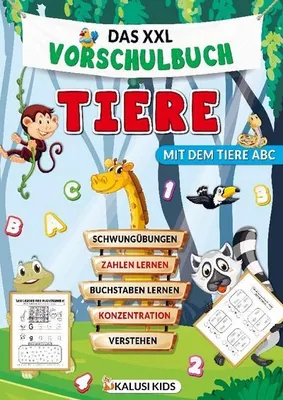 Produktbild von Das XXL Vorschulbuch Tiere