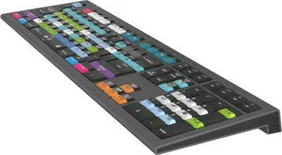 Produktbild von Logickeyboard Avid Media Composer Astra 2 Tastatur USB QWERTY Deutsch Grau (LKB-MCOM4-A2M-DE)