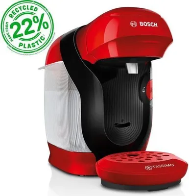 Image de Machine à café multi-boissons BOSCH TASSIMO T11 Style rouge, 1400 W, Réservoir 0.7L