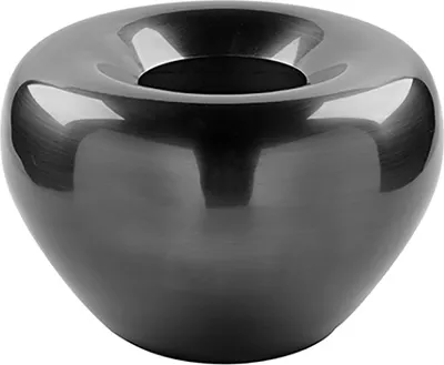 Produktbild von Fink VENUS, Vase, Eisen, grau, H. 15 cm, D. 23 cm Höhe: 15.00 cm Durchmesser: 22.50 cm 157028