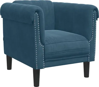 Produktbild von vidaXL Sessel Blau Samt