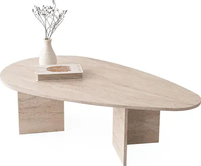 Produktbild von Couchtisch – Travertin-Optik Beige – LOMARETI