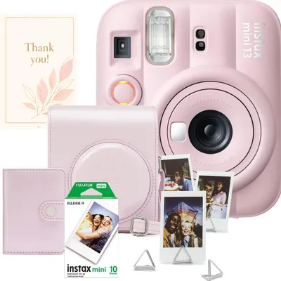 Produktbild von Fujifilm Instax Mini 13 Kamera-Set Candy Pink – Sofortbildkamera Rosa + 10er Film + Tasche + Fotoalbum + Fotohalter + Grußkarte