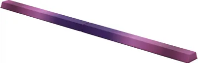 Image de SPORTNOW Poutre de gymnastique pliable 236 cm fond antidérapant, poignée de transport, poutre gymnastique pour enfants 3 ans +, pour entraînement à l'équilibre, violet et rose