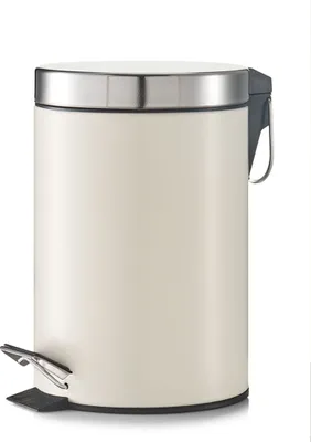 Produktbild von Zeller Treteimer, 3 Liter, creme, Ø17 x 26 cm, 18218