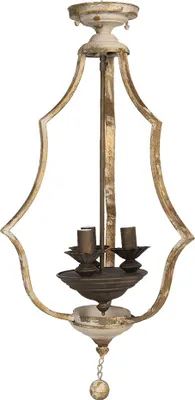 Zdjęcie produktu dla Clayre & Eef Lampa Wisząca 38x33x71 cm Brązowa Żelazo