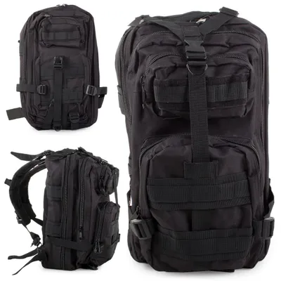 Produktbild von Rucksack Militär BW Wanderrucksack Schwarz Kampfrucksack Trekking Camping Bundeswehr 30L