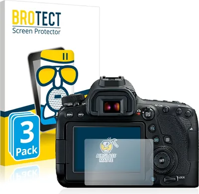 Produktbild von 3x BROTECT Entspiegelungs Schutzglas für Canon EOS 6D Mark II Schutzfolie Panzer Folie Glas Display Schutz matt
