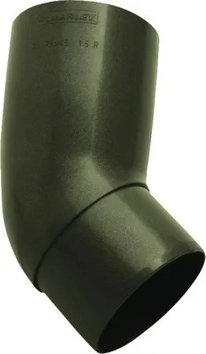 Produktbild von Marley Fallrohrbogen Kunststoff rund 45° Anthrazit metallic DB703 NW 105 mm