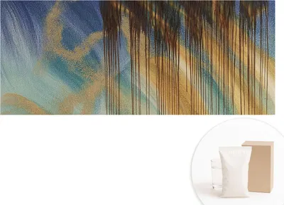 Obrázek produktu pro Samolepicí fototapeta – nástěnné malby do obývacího pokoje – 208 x 146 cm – dekorativní fólie na stěny – moderní design pro výzdobu stěn – tapety do interiérů – abstraktní kompozice