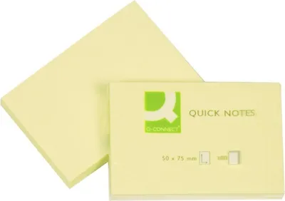 Produktbild von Haftnotizen 51x76mm 100 Blatt gelb Packung mit 12 Stück